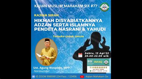 Kajian Muslim Mahakam Six Youtube