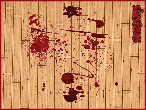 Sims 4 Blood Splatter Cc