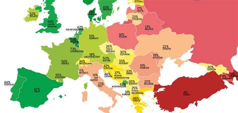 The best and worst places to be LGBTQ+ in Europe, mapped | indy100 ...