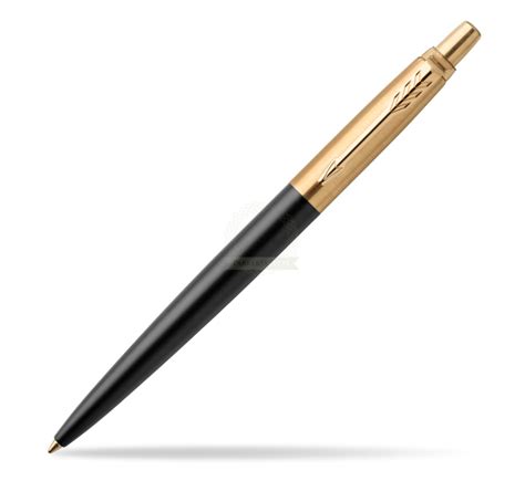 Parker Jotter Premium Bond Street Black Golden Finish Trim Ballpoint