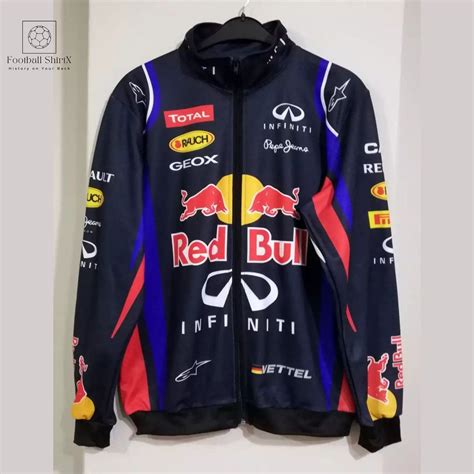 Sebastian Vettel Vintage Racing Jacket Red Bull Jacket Etsy Racing