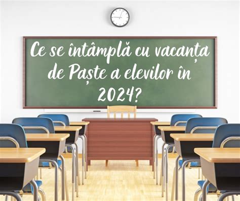 Scandal uriaș în Educație vacanța de Paște a elevilor generază