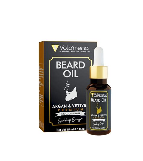 Volamena Argan And Vetiver Beard Oil For Men 15ml ₹223