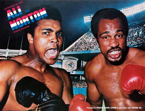 Muhammad Ali Vs Ken Norton Fight Program September At Yankee