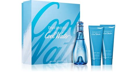 Davidoff Cool Water Woman Coffret V Para Mulheres Notino Pt