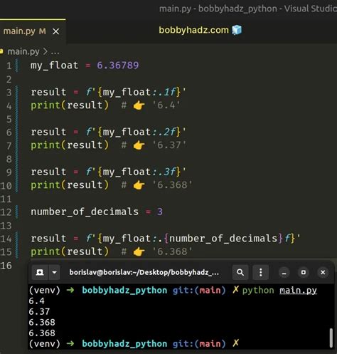 Round A Float To Or Decimal Places In Python Bobbyhadz