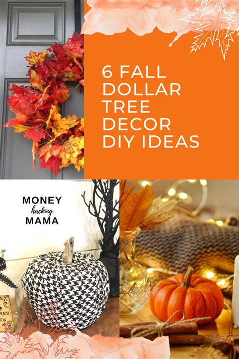 6 Fall Dollar Tree Decor Diy Ideas