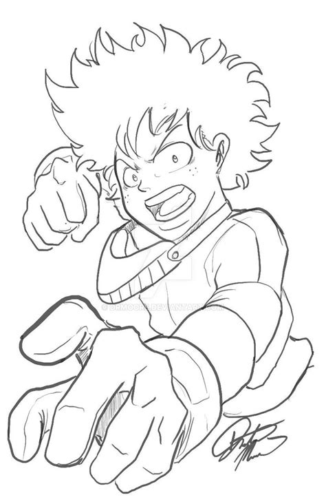 Izuku Deku Midoriya - My Hero Academia Fanart by DRMoore on DeviantArt