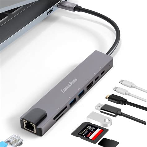 Anker Hub USB C Hub 555 USB C 8 Em 1 Entrega De Energia De 100W