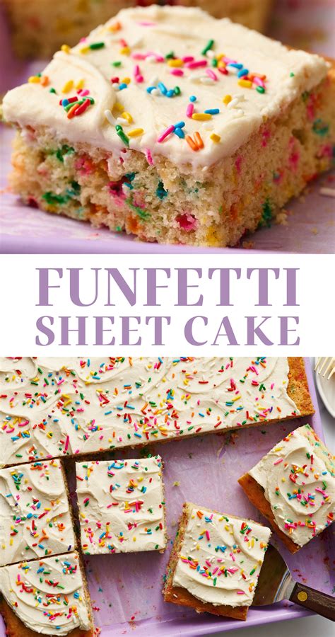 Funfetti Sheet Cake Handle The Heat