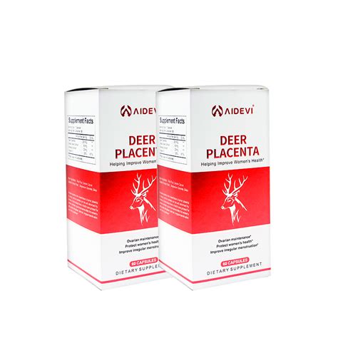 Aidevi Deer Placenta Capsules 4000mg Dietaty Supplements