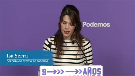 Podemos Rechaza Modificar La Ley De Solo S Es S V Deo Dailymotion