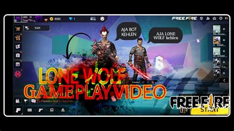 Lone Wolf Gameplay Video Ayan Gamer AIMBOT Ff Freefire YouTube