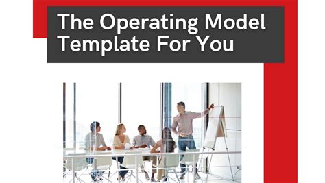 How To Choose An Operating Model Template For Your Organisation