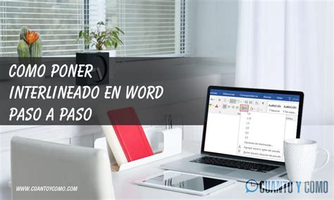 Como poner Interlineado en Word Guía simple paso a paso