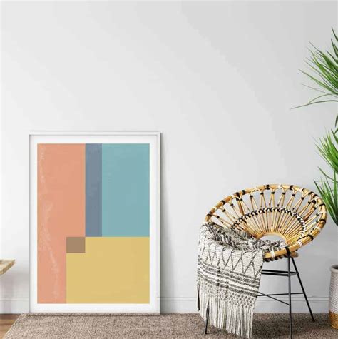 Mid Century Composition Artwork for Your Home