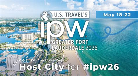 Greater Fort Lauderdale Will Be The Host Of Ipw 2026 The Most