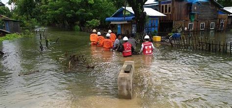 Floods Displace Scores Across S Myanmar