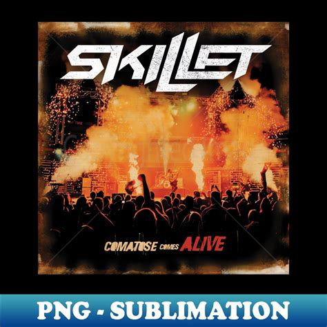 Skillet Comatose Comes Alive Album Cover - Retro PNG Sublima - Inspire ...