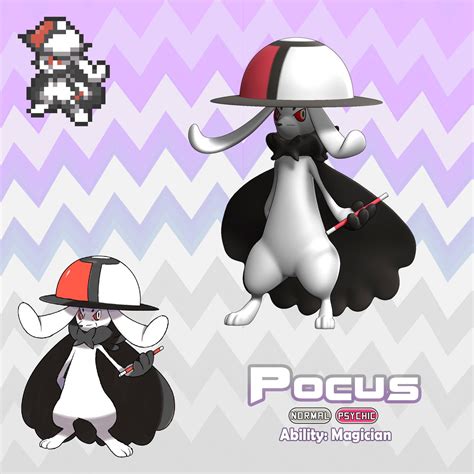 Pocus The Magician Pokemon Fakemon By Mykelryan541 On Deviantart