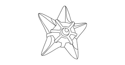 Staryu Pokemon Coloring Pages Sketch Coloring Page