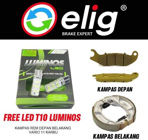 Jual Paket Kampas Rem Vario Karbu Elig Ceramic Kode H Scm H