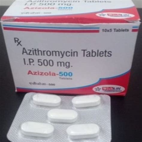 Zithrolect Azithromycin Mg Tablets Strip Of Tablets Medicine Raw