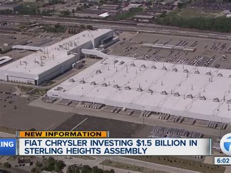 FCA investing $1.48B in Sterling Heights plant