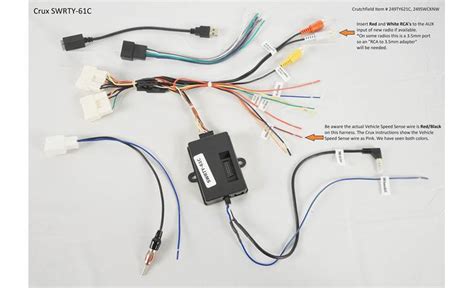 CRUX SWRTY 61C Wiring Interface Connect A New Car Stereo And Retain The