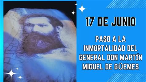 De Junio Poes A Homenaje Al General Don Mart N Miguel De G Emes