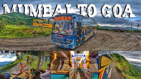 Vlog With Driver S Mumbai To Goa Bus Journey Roshan Travels