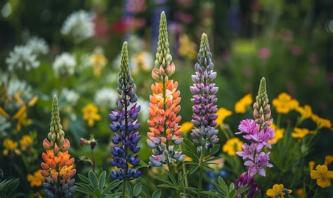 Lupinen kombinieren Ideen für bunte Beete