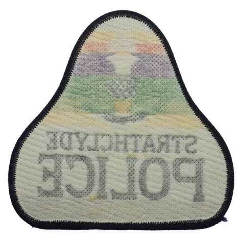 Strathclyde Police Cloth Bell Patch Badge