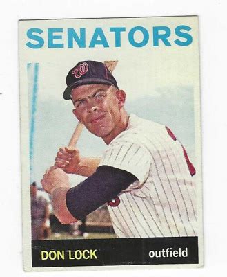 1964 TOPPS DON LOCK 114 WASHINGTON SENATORS EBay