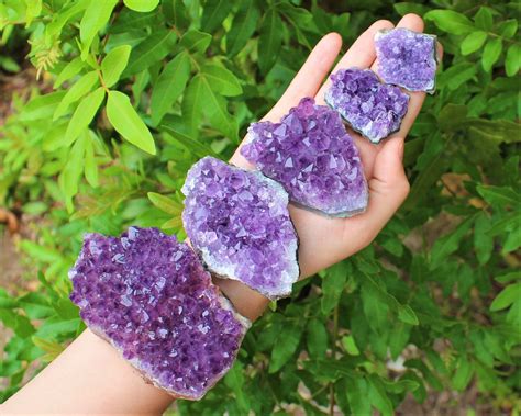 Amethyst Crystal Cluster: A Grade Druze, Choose Size! (Amethyst Geode, Amethyst Crystal ...