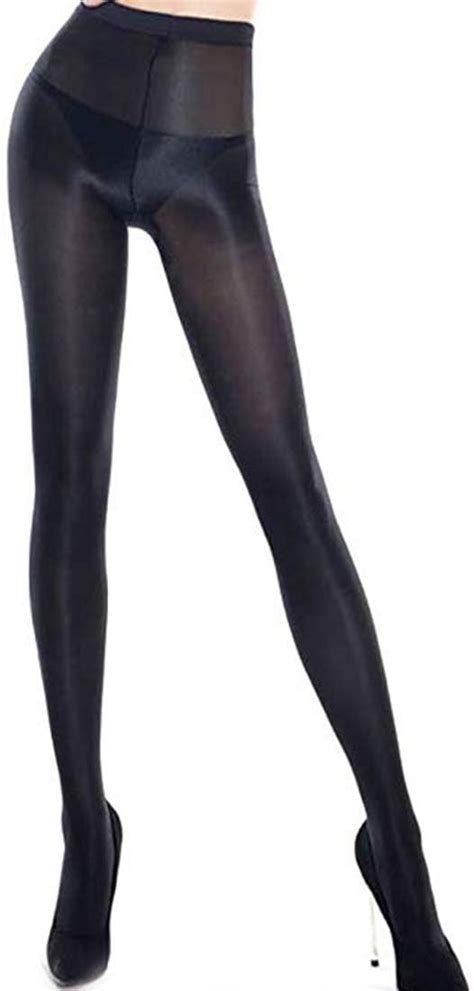 Htruiyaty Womens Oil Shiny Slik Dance Tights 70d High Stretch Shimmery