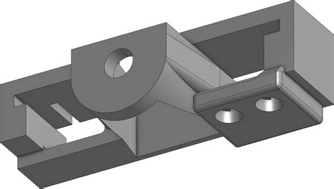 Klackender Probe Mount For Linear Rail X Axis Mod With Unitak D