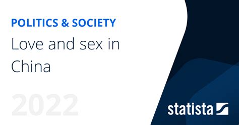 Love And Sex In China Statista