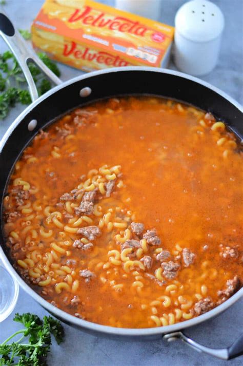 Velveeta Hamburger Helper Homemade Cheeseburger Helper