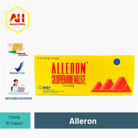 Jual Alleron Aleron Ctm Kaplet Strip Isi Kaplet Shopee Indonesia