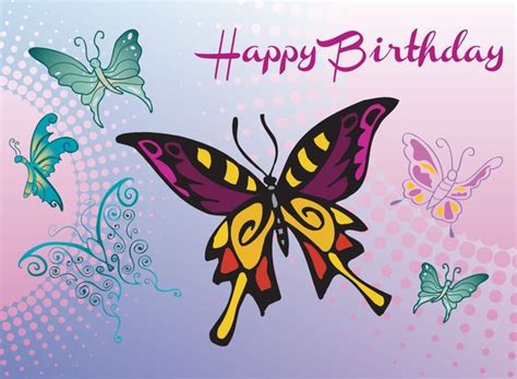 Butterfly Birthday Card