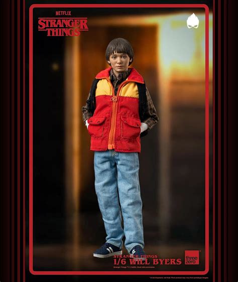 ThreeZero Stranger Things Action Figure 1 6 Scale Will Byers Reissue