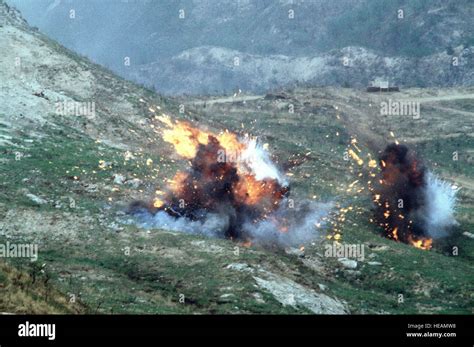 Vietnam War Napalm Explosion