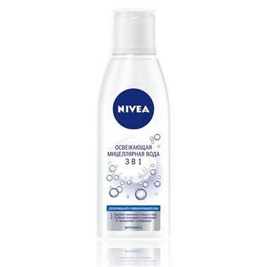 Nivea Мицеллярная вода 3в1 «Освежающая» для нормальной и ...