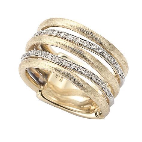 Marco Bicego Ct Yellow Gold Diamond Ring Ernest Jones Wide