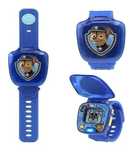 Reloj Paw Patrol Chase azul Vtech Juegos audio En Inglés en venta