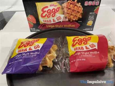 Review Eggo Grab And Go Liege Style Waffles The Impulsive Buy