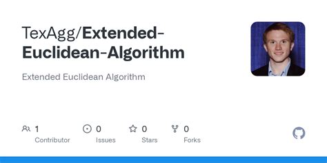 Github Texagg Extended Euclidean Algorithm Extended Euclidean Algorithm