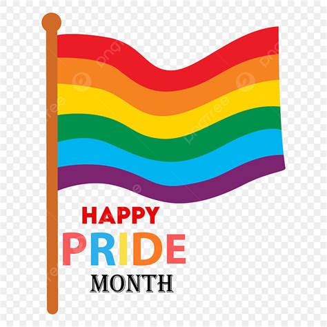 Gay Pride Clipart Transparent Background Happy Pride Month Post Card