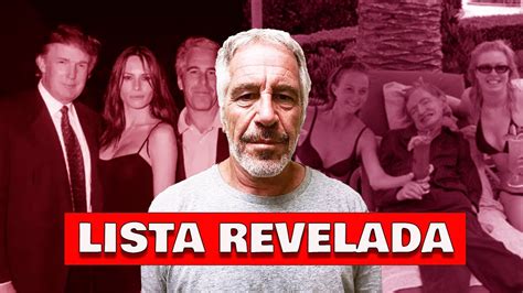 Esta Es La Lista De Famosos De Jeffrey Epstein Youtube